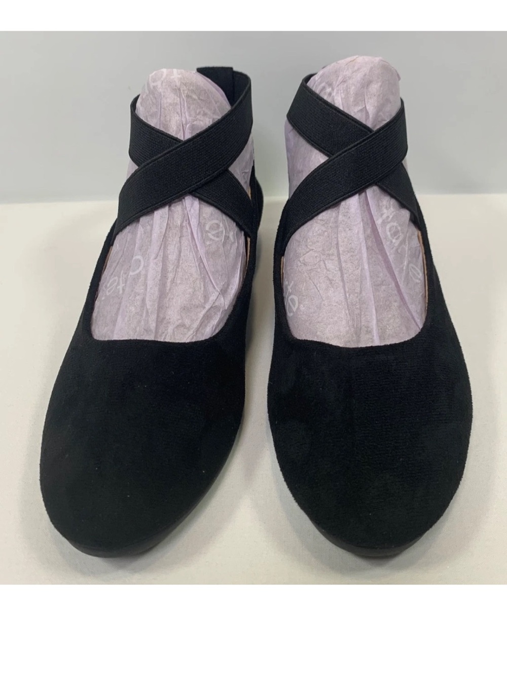 Women's Elastic Strap Close Toe Casual Shoes Size 6.5